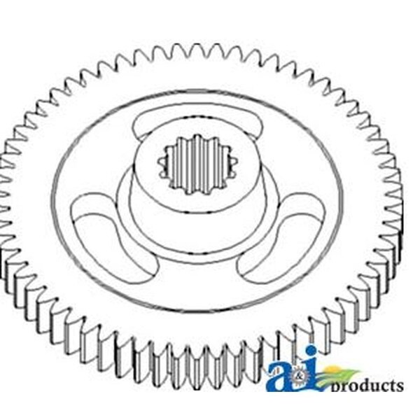 Aftermarket Impeller Gear 54 Tooth Fits John Deere 930 920 925 915 910 936 935 916 926 E8481 MOK30-0013 - main
